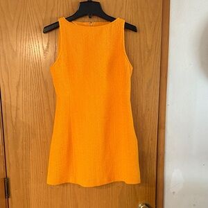 Zara Vibrant Orange Mini Dress
